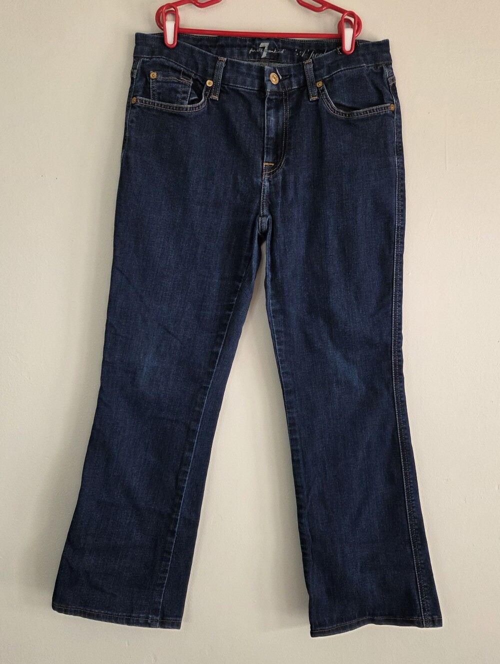 7 For All Mankind Size 29 Blue Jeans Dark Denim
